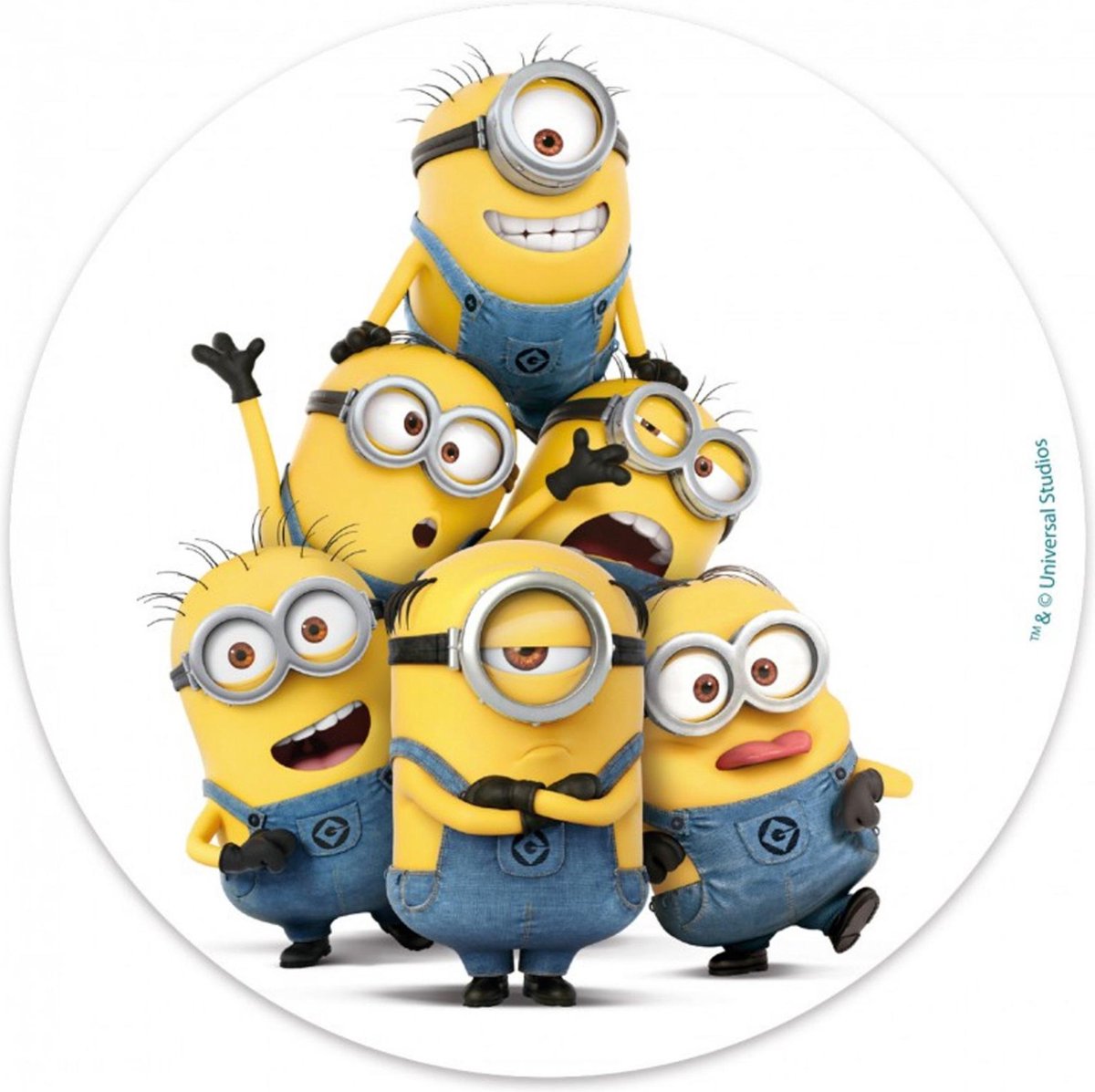 DEKORA - Eetbare Minions taartdecoratie - Decoratie > Taartdecoraties